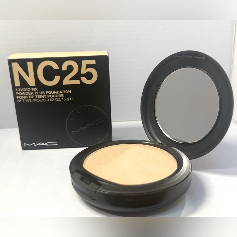 MAC Cosmetics Studio Fix Powder Plus Foundation -NC25- [ORIGINAL FORMULA] NEW